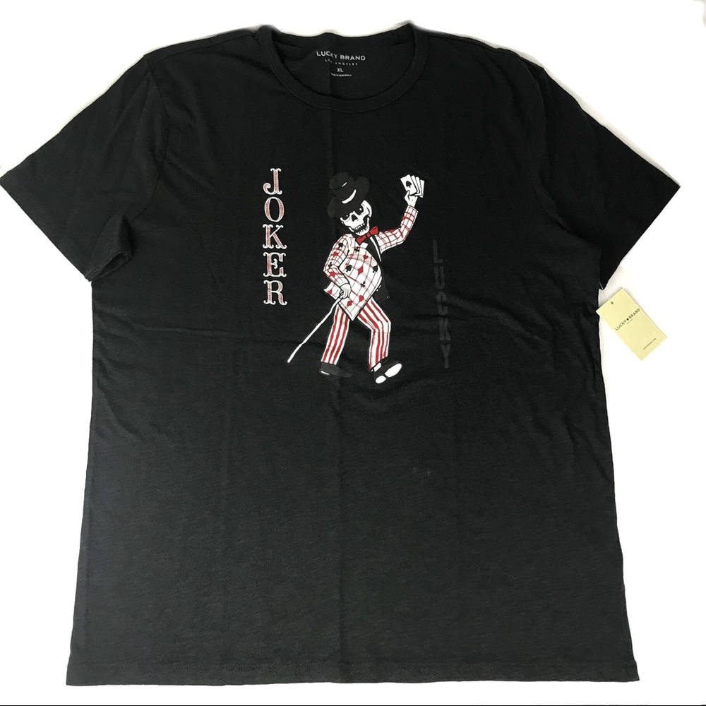 LUCKY BRAND Jokers T-Shirt Graphic Short-Sleeve - Picture 3 of 7